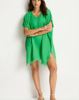 Sea Level - Sunset Kaftan in Kelly Green