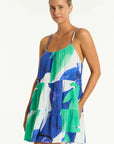 Sea Level - Sublime Tie Back Short Sundress - Larx