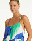 Sea Level - Sublime Tie Back Short Sundress - Larx