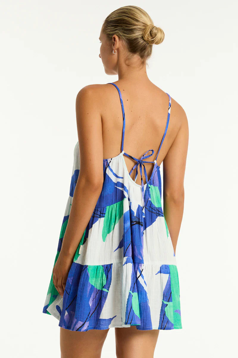Sea Level - Sublime Tie Back Short Sundress - Larx
