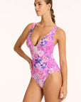 Sea Level - Fiesta Longline Tri One Piece - Larx