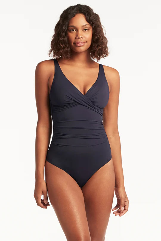Sea Level - Essentials Cross Front Multifit One Piece - Larx