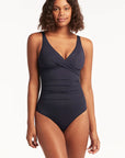 Sea Level - Essentials Cross Front Multifit One Piece - Larx
