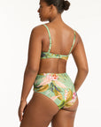 Sea Level - Lost Paradise Cross Front Moulded Cup Bra - Larx