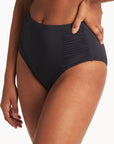 Sea Level - Essentials Gathered Side High Waist Pant - Larx