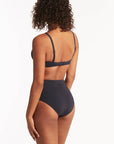 Sea Level - Essentials Gathered Side High Waist Pant - Larx