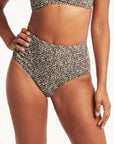 Sea Level - Wild Cat High Waist Gathered Side Pant - Larx