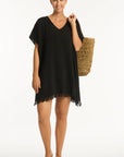 Sea Level - Sunset Kaftan in Black