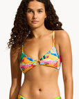 Seafolly - Cuba Ring Front Bralette - Larx