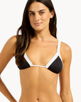 Seafolly - Bandwave Slide Tri Black