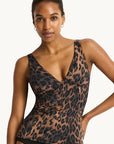 Sea Level - Savanna Longline Tri Tankini Chocolate