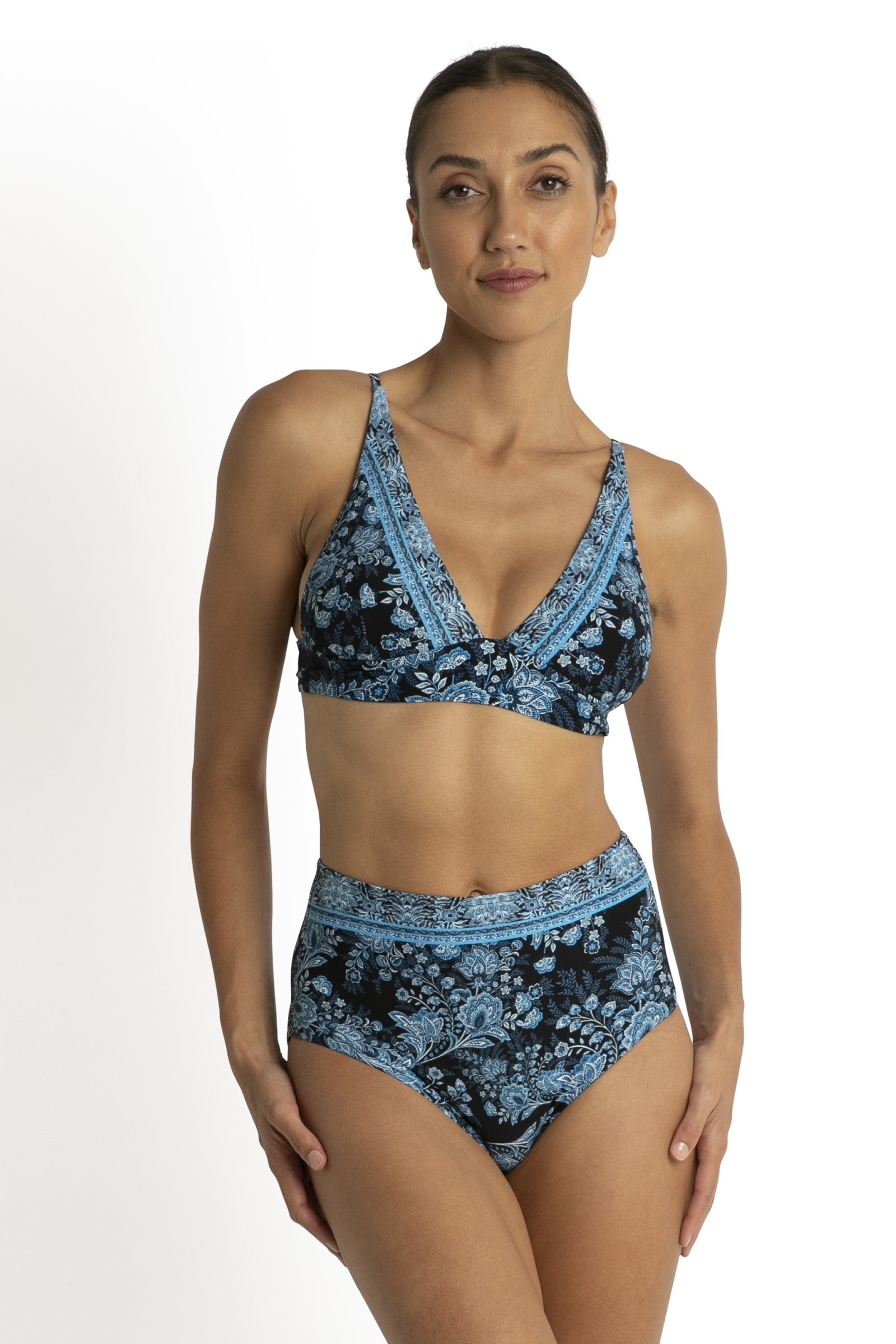 Sunseeker - Alaska Wide Band Tri Bralette - Larx