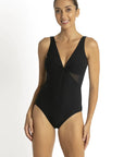 Sunseeker - Reset Mesh Twist Front One Piece - Larx