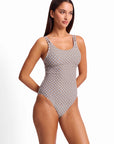 Sunseeker - Geomath Cheeky Double Strap One Piece