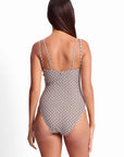Sunseeker - Geomath Cheeky Double Strap One Piece