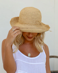 Raffia Medium Brimmed Straw Hat