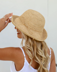Raffia Medium Brimmed Straw Hat
