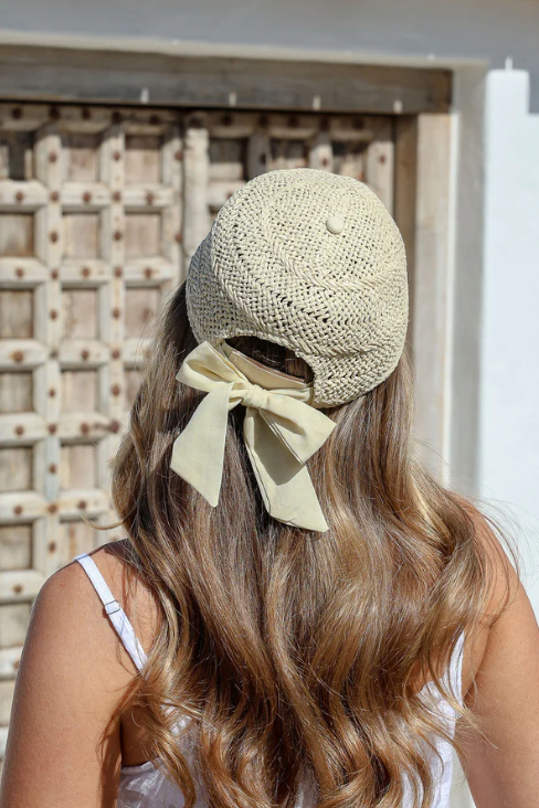 Raffia Ribbon Cap