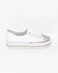 Ameise - Sky Leather Diamante Sneaker - Larx