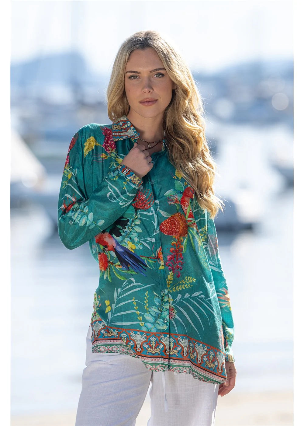 Cienna - Polly Blossom Shirt - Larx
