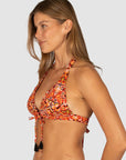 Baku - Free Spirit Longline Halter Top Sienna