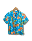 Vintage Hawaiian Shirt - Turquoise