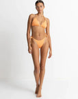 Rhythm - Breeze Tie Side Hi Cut Pant - Orange - Larx