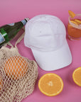 Vintage Washed Cap - - White