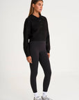 All Fenix - 1/2 Button Polo Knit Black