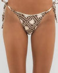 Rhythm - Utopia Crochet Tie Side Hi Cut Pant - Larx