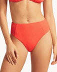 Sea Level - Honeycomb Retro High Waist Pant - Larx