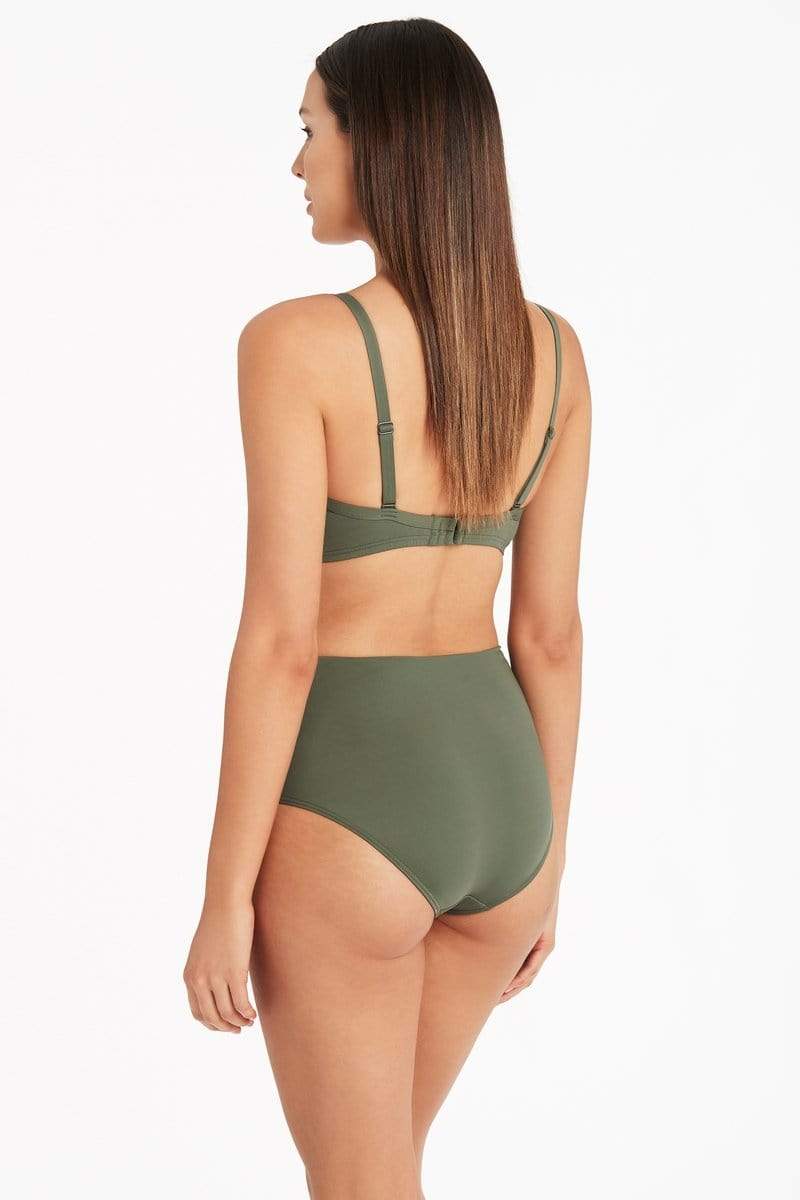 Sea Level - Essentials Gathered Side High Waist Pant - Larx