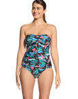 Zoggs - Ruched Bandeau E One Piece Retro Surf