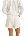 Rhythm - Mini Linen Elasticated Short