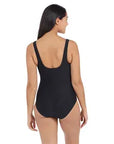 Zoggs - Sandon Scoopback One Piece Black
