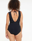 Togs - Black V Ultra One Piece - Larx