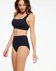 Togs - Honeycomb Textured High Waist Brief - Larx