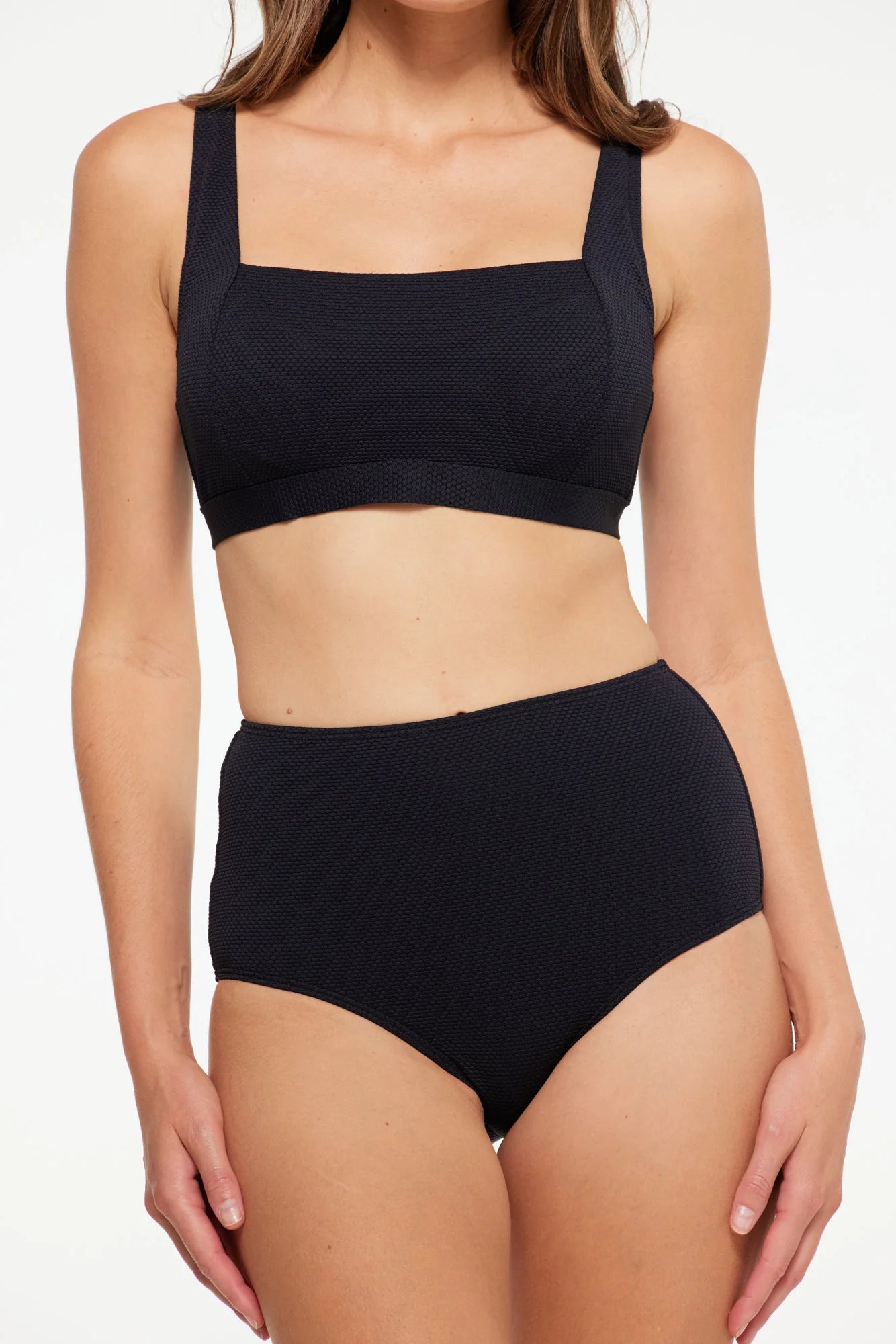 Togs - Honeycomb Textured High Waist Brief - Larx