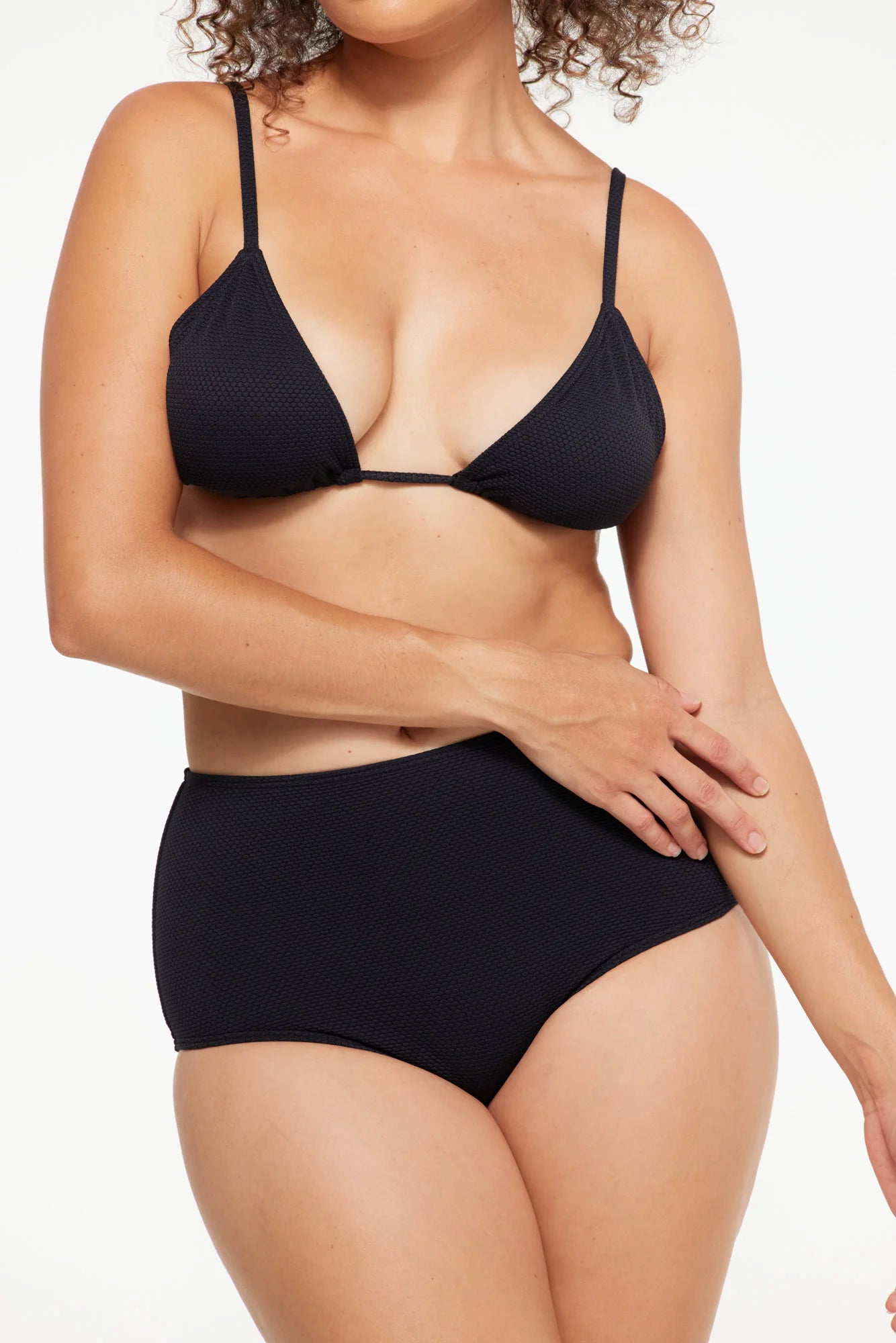 Togs - Honeycomb Textured Bikini X Top - Larx