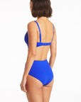 Sea Level - Essentials Gathered Side High Waist Pant - Larx