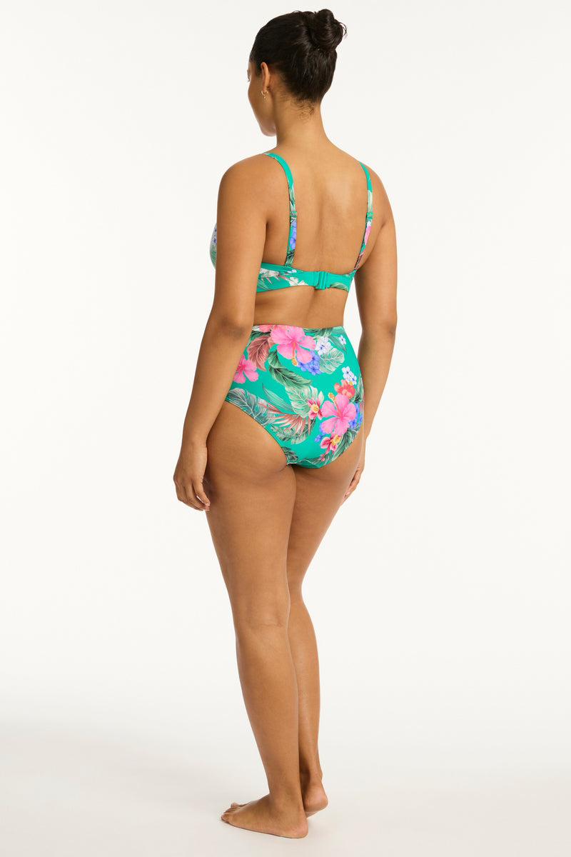 Sea Level - Pacifico High Waist Gathered Side Pant - Larx