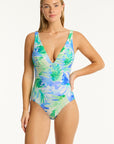 Sea Level - Key Largo Longline Tri One Piece - Larx