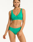 Sea Level - Capri Cross Front Multifit Bra Top - Larx