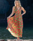 Cienna - Lucia Tie Maxi Dress - Larx