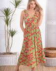 Cienna - Lucia Tie Maxi Dress - Larx