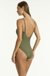 Sea Level - Spinnaker Square Neck One Piece - Larx
