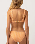 Rhythm - Sunbather Stripe Tall Knot Front Top - Larx