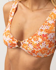Rhythm - Rosa Floral Support Tall Tri Top - Larx