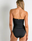 Sunseeker - Basix Twist Bandeau One Piece - Larx