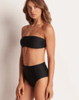 Monte & Lou - Bandeau Bra Black